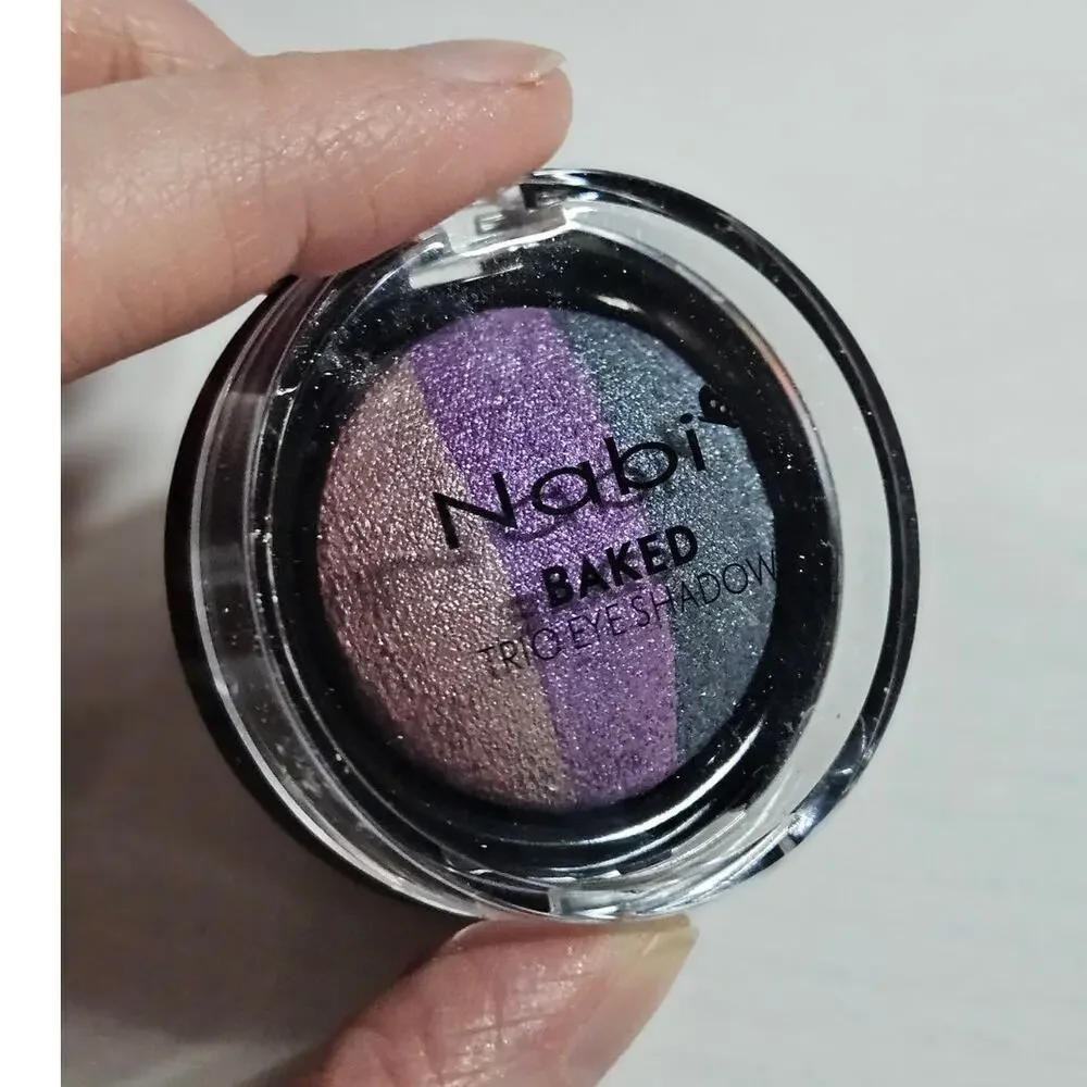 Nabi Baked Trio Eyeshadow Purple ~ NEW